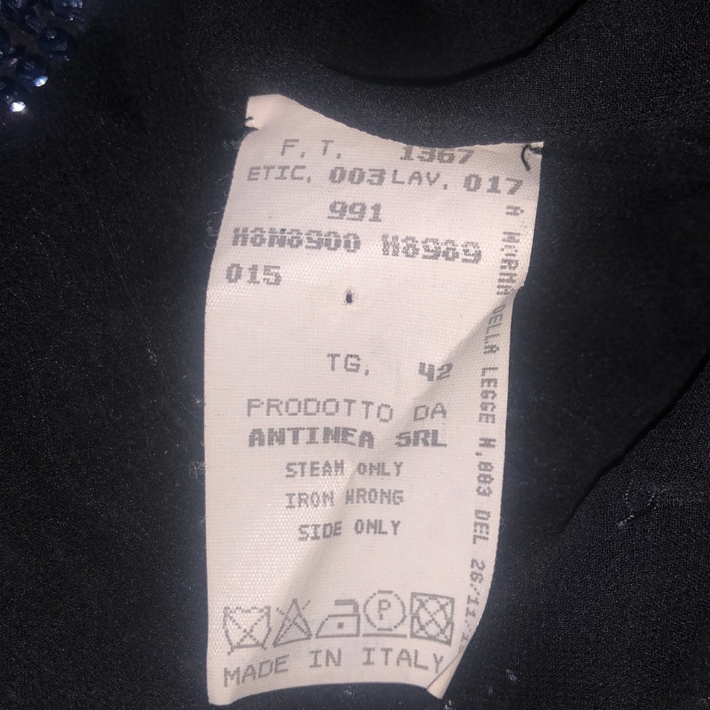 Vintage Emporio Armani Silk Sequin Mini-Skirt - Picture 6 of 14